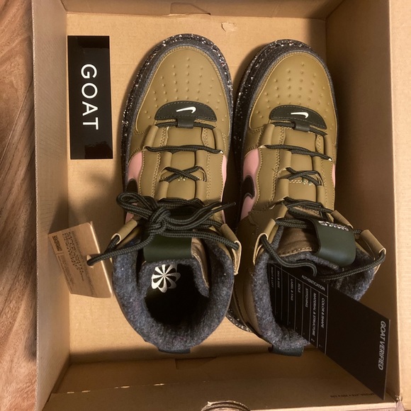 Nike Air Force 1 High Boots Next Nature Brown Kelp NWT - Picture 2 of 5